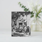 イタリア,パレルモのカタコンブのミイラ ポストカード (スタンド正面)