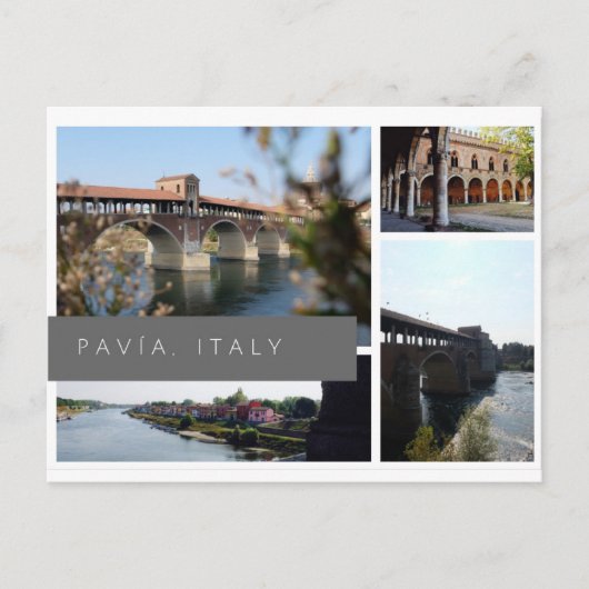 イタリア・パヴィア ポストカード (正面)