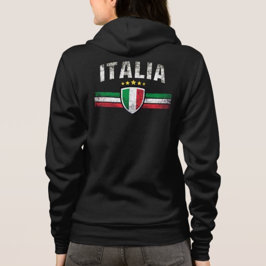イタリア パーカ (裏面)