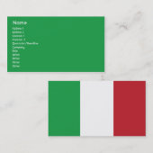 イタリア-ビジネス 名刺 (正面/裏面)