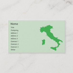イタリア-ビジネス 名刺