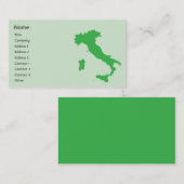 イタリア-ビジネス 名刺 (正面/裏面)