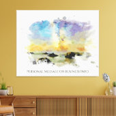 *~イタリア。ビーチスピアジデルカネレAP12 キャンバスプリント (インサイチュ (リビング))