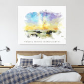 *~イタリア。ビーチスピアジデルカネレAP12 キャンバスプリント (インサイチュ (寝室))