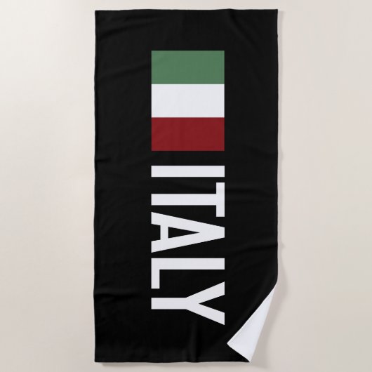 イタリア ビーチタオル (正面)