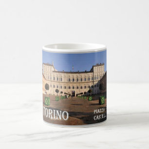 イタリア – ピエモンテ – トリノ – キャッスルスクエア – コーヒーマグカップ