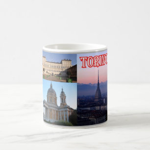 イタリア – ピエモンテ – トリノ – モザイク –  コーヒーマグカップ