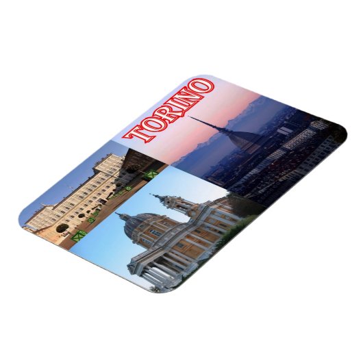 イタリア – ピエモンテ – トリノ – モザイク –  マグネット (左側)