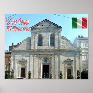 イタリア – ピエモンテ – トリノ – 大聖堂 –  ポスター