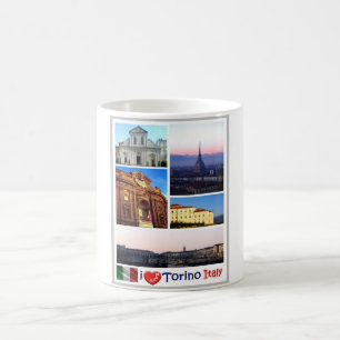 イタリア – ピエモンテ – トリノ – I Love - コーヒーマグカップ