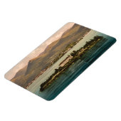 イタリア，ピエモンテ，マグジョア湖，イゾラ・マドレーI マグネット (左側)