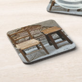 イタリア，ピエンザ，小さな椅子とスツール コースター (左側)