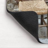 イタリア,ピエンザ,小さな椅子とスツール マウスパッド (コーナー)