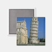 イタリア，ピサの塔 マグネット (正面/裏面)