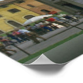 イタリア，ピサの斜塔 ポスター (角)