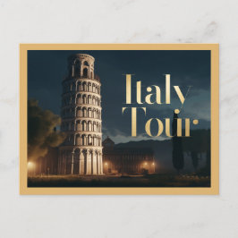 イタリア ピサの斜塔 ポストカード