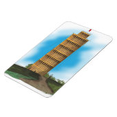 イタリア，ピサの斜塔 マグネット (左側)