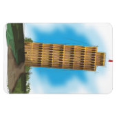 イタリア，ピサの斜塔 マグネット (横)