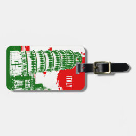 イタリア|ピサの斜塔 ラゲッジタグ