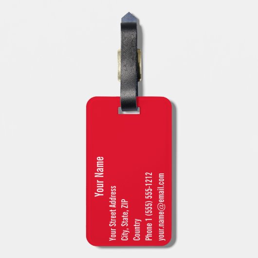 イタリア|ピサの斜塔 ラゲッジタグ (裏面縦)