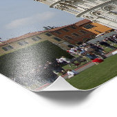 イタリア、ピサ。ピサの斜塔と フォトプリント            (角)