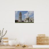 イタリア、ピサ。ピサの斜塔と ポスター (キッチン)