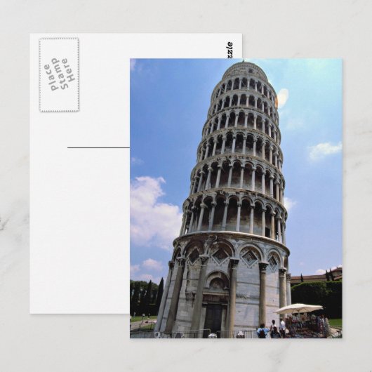 イタリア，ピサ ポストカード (正面/裏面)