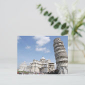 イタリア、ピサ。大聖堂、バプテスリーと傾き ポストカード (スタンド正面)