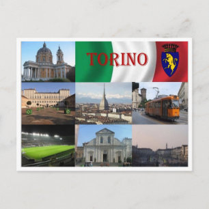 イタリア – ピードモント – トリノ – モザイク – ポストカード