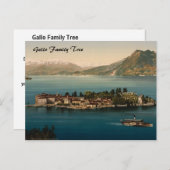 イタリア、ピードモント、マギオーレ湖 ポストカード (正面/裏面)