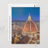 イタリア，フィレンツェのドゥオーモ ポストカード (正面/裏面)