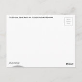 イタリア，フィレンツェのドゥオーモ ポストカード (裏面)