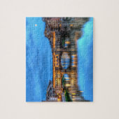 イタリア,フィレンツェのポンテベッキオ橋 ジグソーパズル (縦)