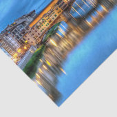 イタリア，フィレンツェのポンテベッキオ橋 薄葉紙 (詳細)