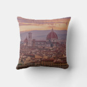イタリア,フィレンツェの夕日 クッション (裏面)