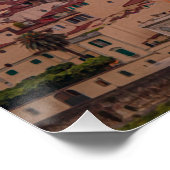 イタリア フィレンツェの夕日 ポスター (コーナー)