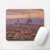 イタリア,フィレンツェの夕日 マウスパッド (マウス)