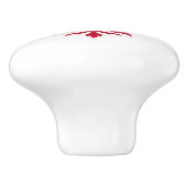 イタリア,フィレンツェの旗とセラミックノブの引っ張り セラミックノブ (側面)