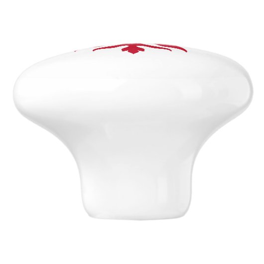 イタリア,フィレンツェの旗とセラミックノブの引っ張り セラミックノブ (側面)