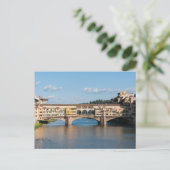 イタリア フィレンツェの旧橋 ポンテヴェッキオ ポストカード (スタンド正面)