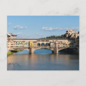 イタリア フィレンツェの旧橋 ポンテヴェッキオ ポストカード (正面)