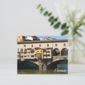 イタリア フィレンツェの旧橋 ポンテ ヴェッキオ ポストカード (スタンド正面)