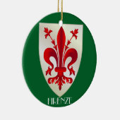 イタリア-フィレンツェの陶磁器のクリスマスのオーナメント セラミックオーナメント (右)