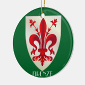 イタリア-フィレンツェの陶磁器のクリスマスのオーナメント セラミックオーナメント (左)