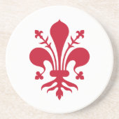 イタリア,フィレンツェ州旗を持つコースター コースター (正面)