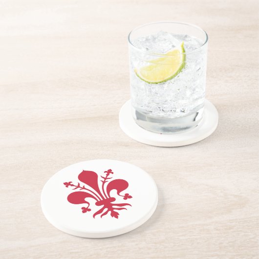 イタリア,フィレンツェ州旗を持つコースター コースター (側面)