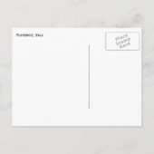 イタリア，フィレンツェ市 ポストカード (裏面)