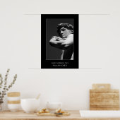 イタリア，フィレンツェ，ダビデ ポスター (キッチン)