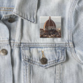 イタリア,フィレンツェ,ドゥオモ大聖堂のドーム 缶バッジ (インサイチュ)