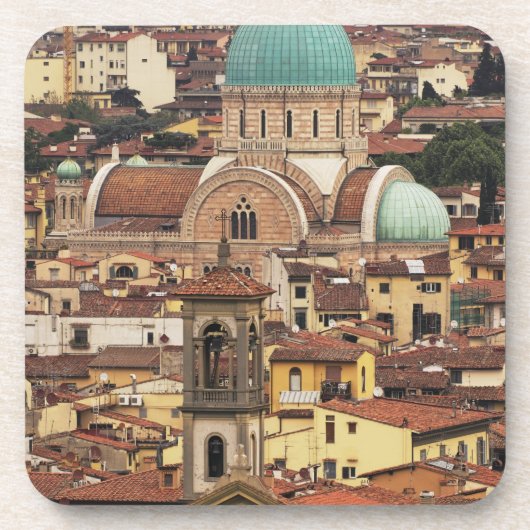 イタリア フィレンツェ ピアッツァからの眺め コースター (正面)